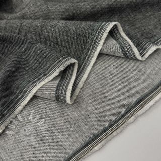 Len s bavlnou Denim Twill black