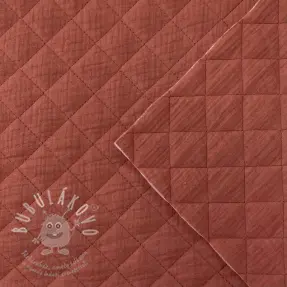 Dvojitá gázovina/mušelín QUILT rouge