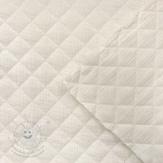 Dvojitá gázovina/mušelín QUILT ecru