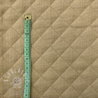Dvojitá gázovina/mušelín QUILT beige