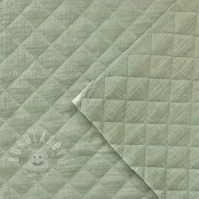 Dvojitá gázovina/mušelín QUILT nile