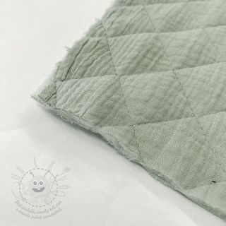Dvojitá gázovina/mušelín QUILT nile