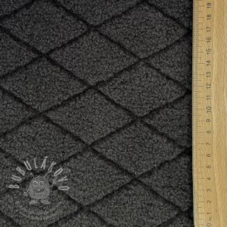 Kabátovina TEDDY Diamond dark grey