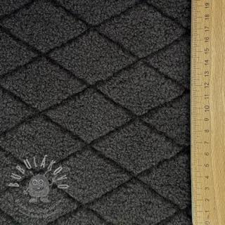 Kabátovina TEDDY Diamond dark grey
