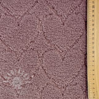 Kabátovina TEDDY Hearts in hearts mauve