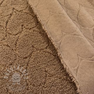 Kabátovina TEDDY Hearts in hearts brown