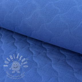 Dvojitá gázovina/mušelín QUILT NOE cobalt
