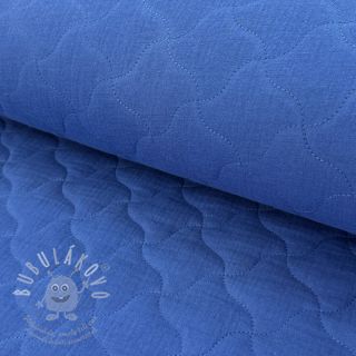 Dvojitá gázovina/mušelín QUILT NOE cobalt