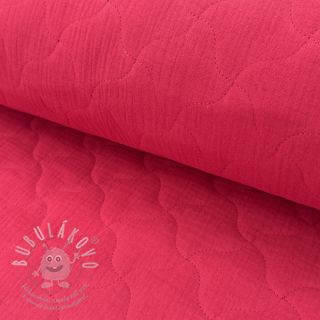 Dvojitá gázovina/mušelín QUILT NOE magenta