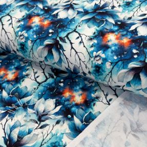 Teplákovina Flower galaxy design B digital print