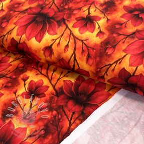 Teplákovina Flower galaxy design A digital print