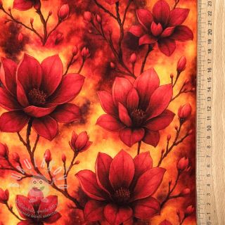Teplákovina Flower galaxy design A digital print