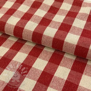 Dekorační látka Celestin LUREX rouge