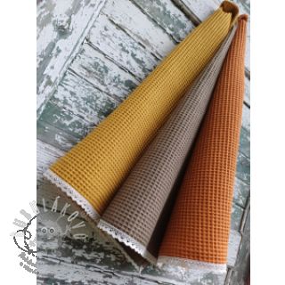 Bavlna s vaflovou vazbou rust