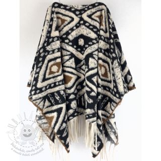 Poncho PRATO boiled wool design E