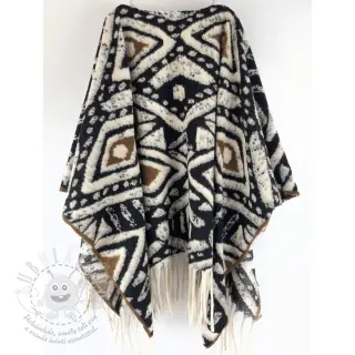 Poncho PRATO boiled wool design E