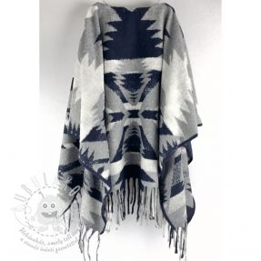 Poncho PRATO boiled wool design F