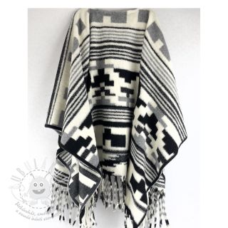 Poncho PRATO boiled wool design I