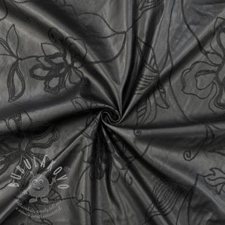 Umělá kůže oděvná Flowers design B