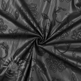 Umělá kůže oděvná Flowers design A