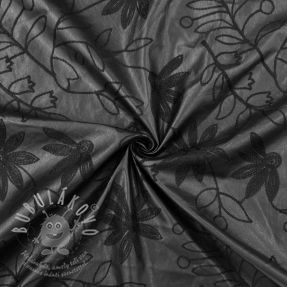 Umělá kůže oděvná Flowers design C