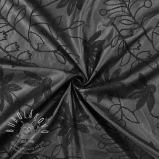 Umělá kůže oděvná Flowers design C