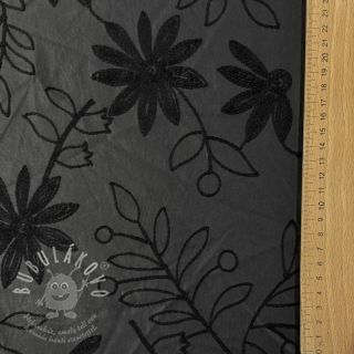 Umělá kůže oděvná Flowers design C