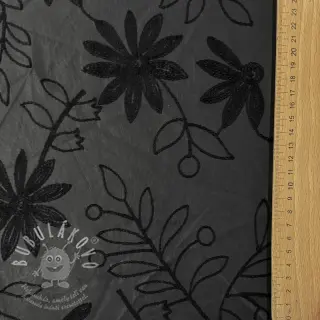 Umělá kůže oděvná Flowers design C