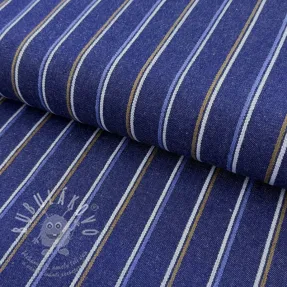 JEANS DENIM Stripes indigo