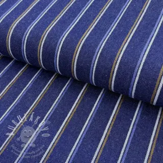 JEANS DENIM Stripes indigo