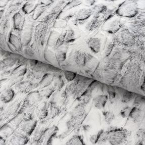 Umělá kožešina Animal skin black