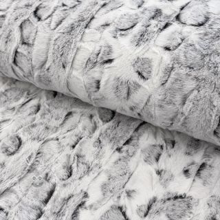 Umělá kožešina Animal skin black