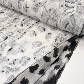 Umělá kožešina Animal skin black