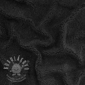 Kabátovina TEDDY black