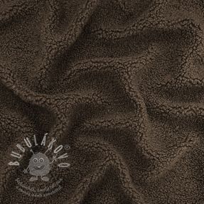 Kabátovina TEDDY dark brown