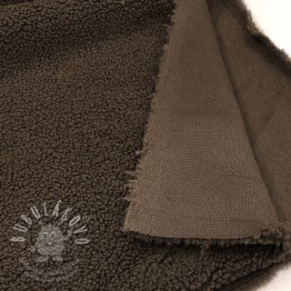 Kabátovina TEDDY dark brown