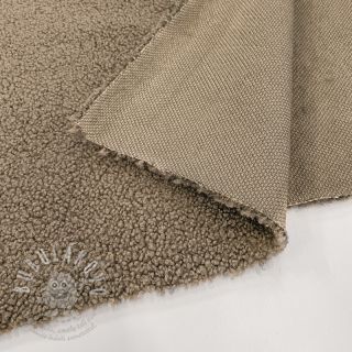 Kabátovina TEDDY soft taupe