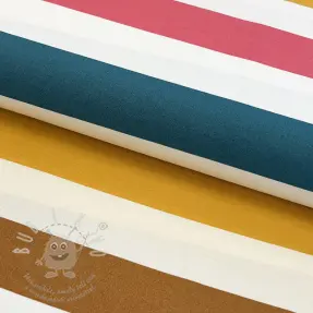 Dekorační látka Stripes multicolour design B