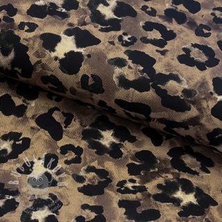 Dekorační látka Animal skin light brown digital print