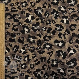 Dekorační látka Animal skin light brown digital print