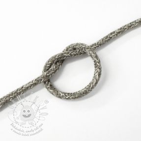 Bavlněná šňůra 5 mm MELANGE light grey