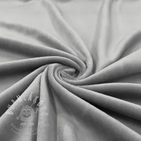 Samet VELVET STRETCH light grey