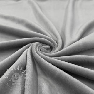 Samet VELVET STRETCH light grey