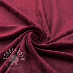 Samet VELVET STRETCH bordeaux