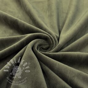 Samet VELVET STRETCH camo green