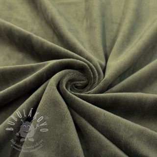 Samet VELVET STRETCH camo green