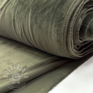 Samet VELVET STRETCH camo green