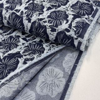 JEANS DENIM Ruffia Flowers design B