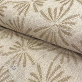 Viskóza se lnem Desert flowers design A