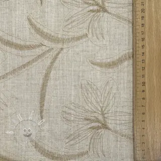 Viskóza se lnem Desert flowers design C